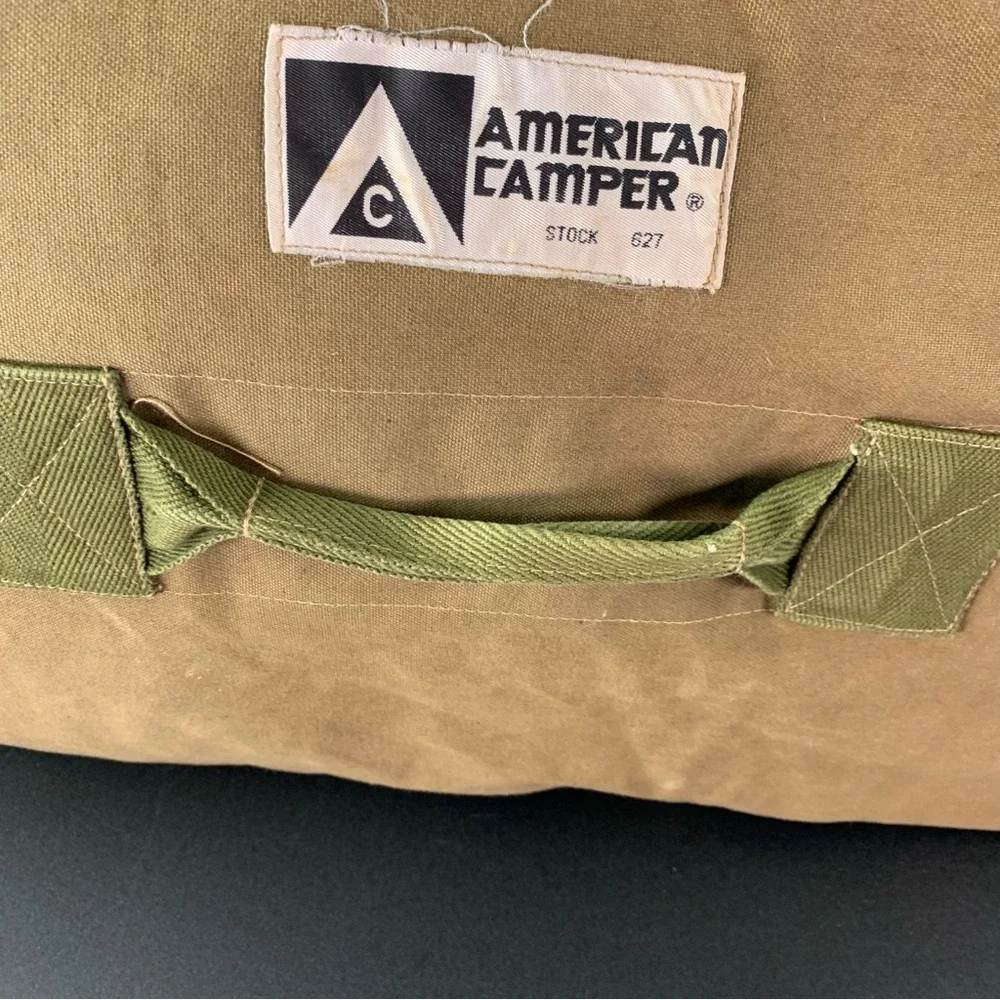 American Camper Olive Green Duffle Bag.